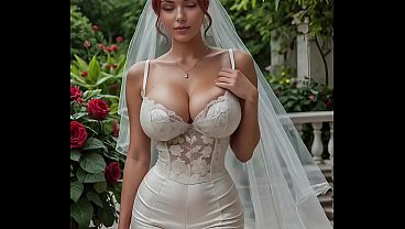 Ruby Dream — Garden Wedding Ceremony [AI Generated] Interracial GangBang, Rimjob, Rimming, BBC